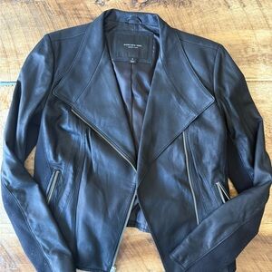 Black Women's Leather Jacket